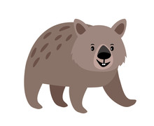 Wombat Cute Animal Icon