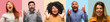 © Krakenimages.com - Cool group of people, woman and man terrified and nervous expressing anxiety and panic gesture, overwhelmed