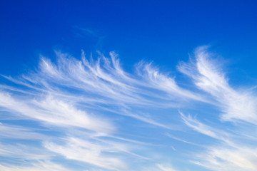 Blue sky background with clouds