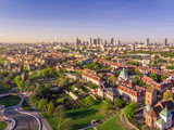 Warszawa z lotu ptaka