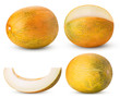 © Olha - Set melon whole, three quarters, slice