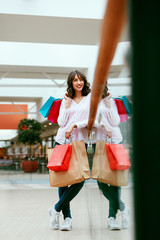 Wall Mural - Woman In Shopping Mall