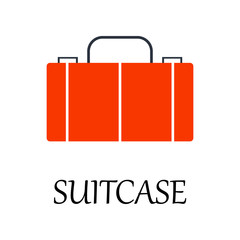 Poster - colored suitcase icon. Element of web icon for mobile concept and web apps. Detailed colored suitcase icon can be used for web and mobile. Premium icon