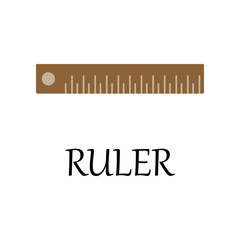 Aufkleber - colored ruler icon. Element of web icon for mobile concept and web apps. Detailed colored ruler icon can be used for web and mobile. Premium icon