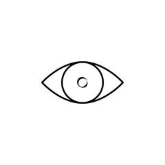 Poster - eye icon. Element of media and news for mobile concept and web apps. Detailed eye icon can be used for web and mobile. Premium icon