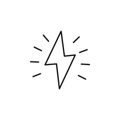 Poster - spark icon. Element of speed for mobile concept and web apps illustration. Thin line icon for website design and development, app development. Premium icon