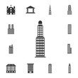 © shams89 - Skyscraper building icon. Simple element illustration. Skyscraper building symbol design  from Buildings collection set. Can be used for web and mobile