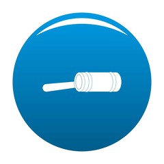 Poster - Justice gavel icon. Simple illustration of justice gavel vector icon for any design blue