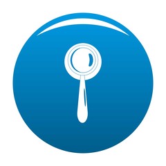 Poster - Judgement icon. Simple illustration of judgement vector icon for any design blue