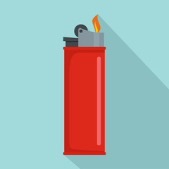 Poster - Lighter icon. Flat illustration of lighter vector icon for web design