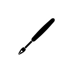 Poster - ink pen icon. Element of art and painting for mobile concept and web apps. Detailed ink pen icon can be used for web and mobile. Premium icon