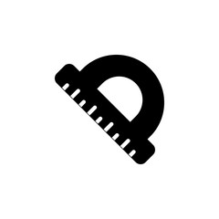 Poster - protractor icon. Element of art and painting for mobile concept and web apps. Detailed protractor icon can be used for web and mobile. Premium icon