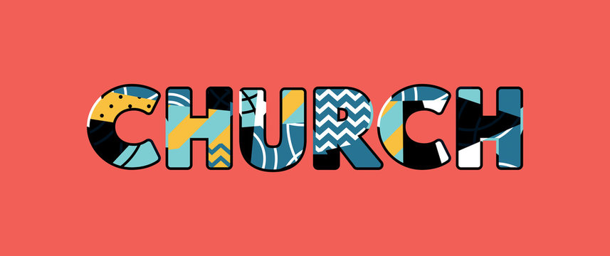 Church Concept Word Art Illustration