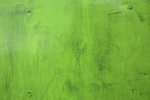 Rusty Green Metal Texture. Industrial Background. Green Rusty Iron Plate.