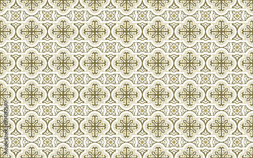 Decorative Ceramic Seamless Tiles, Colorful Mosaic Background Pattern - Repet...