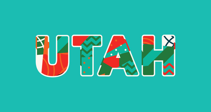 Utah Concept Word Art Illustration