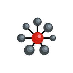 Poster - Round lattice icon. Flat illustration of round lattice vector icon for web