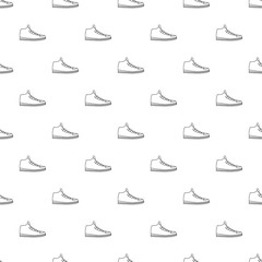 Poster - sneakers pattern vector seamless repeating for any web design