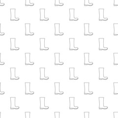Poster - rubber boots pattern vector seamless repeating for any web design