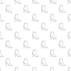 Poster - woman shoes pattern vector seamless repeating for any web design