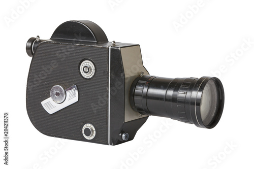stara-kamera-filmowa-na-bialym-tle-vintage