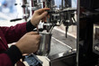 © Giulio Palumbo S. - Espresso coffee in Italian bar with cappucino and coffee machine