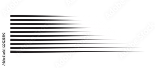 Fotomural horizontal motion speed lines for comic book