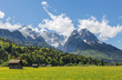 canvas print picture - Alpen Panorama Garmisch-Partenkirchen Bayern Deutschland