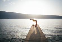 Sunset Yoga At The Lake