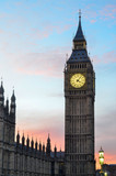 Fototapeta Big Ben - Big Ben, Houses of Parliament, London, England, uk