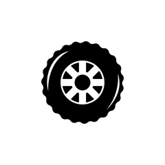 Poster - off-road wheel illustration. Element of car repair for mobile concept and web apps. Detailed off-road wheel icon can be used for web and mobile. Premium icon
