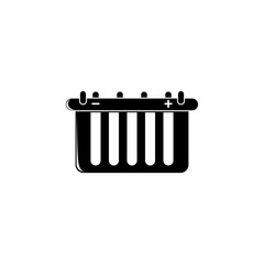 Poster - car battery illustration. Element of car repair for mobile concept and web apps. Detailed car battery icon can be used for web and mobile. Premium icon