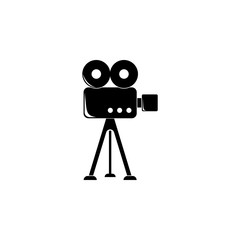 Poster - cinema camera illustration. Element of theter for mobile concept and web apps. Detailed cinema camera icon can be used for web and mobile. Premium icon