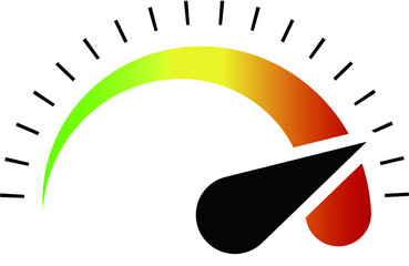 Illustration of speedometer