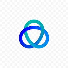 Poster - Colors triangle circles vector brand identity icon