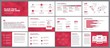Presentation templates elements. Use in corporate report, advertising and annual report.