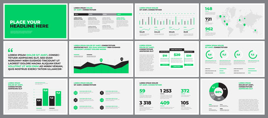 Poster - original presentation templates. use in corporate report, annual report.