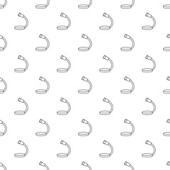 Poster - Table microphone pattern vector seamless