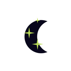 Poster - moon and stars icon. Element of colored web icon for mobile concept and web apps. Detailed moon and stars icon can be used for web and mobile. Premium icon