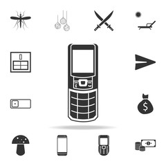 Poster - Old Mobile phone icon. Detailed set of web icons and signs. Premium graphic design. One of the collection icons for websites, web design, mobile app