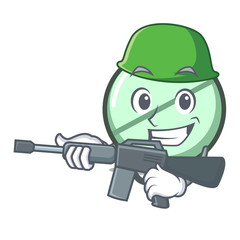 Sticker - Army drug tablet character cartoon