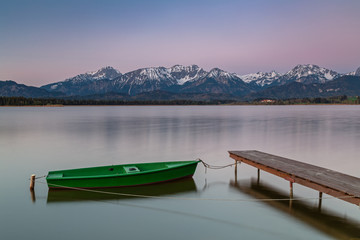  Tagesanbruch und Sonnenaufgang am Hopfensee 