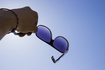 sunglasses in the sky