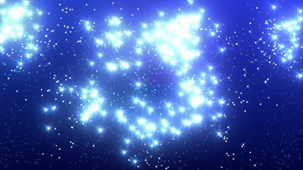 Wall Mural - illumination neon space flash glow star particles lensflare