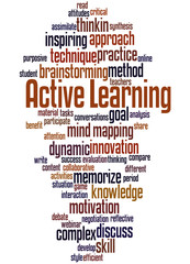 Active learning word cloud concept 3