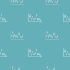 Poster - Finance graph pattern vector seamless repeating for any web design