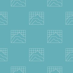 Poster - Graph pattern vector seamless repeating for any web design