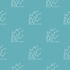 Poster - Chart pattern vector seamless repeating for any web design