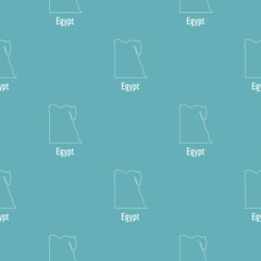 Poster - egypt map thin line. simple illustration of egypt map vector isolated on white background