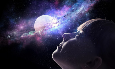 Wall Mural - mystery of space world